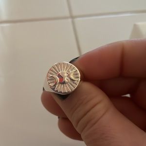 Goddess Medallion Signet Ring